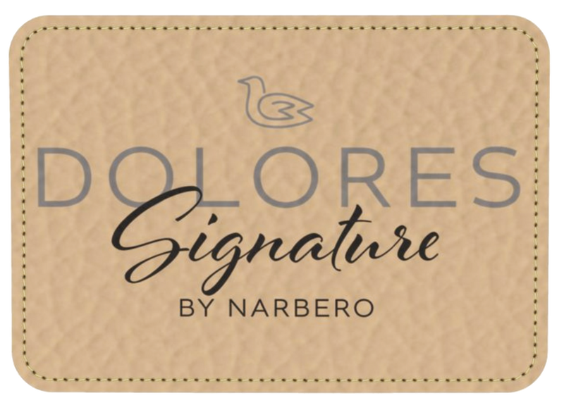 Dolores signature, Sac en cuir, round box Eclipse