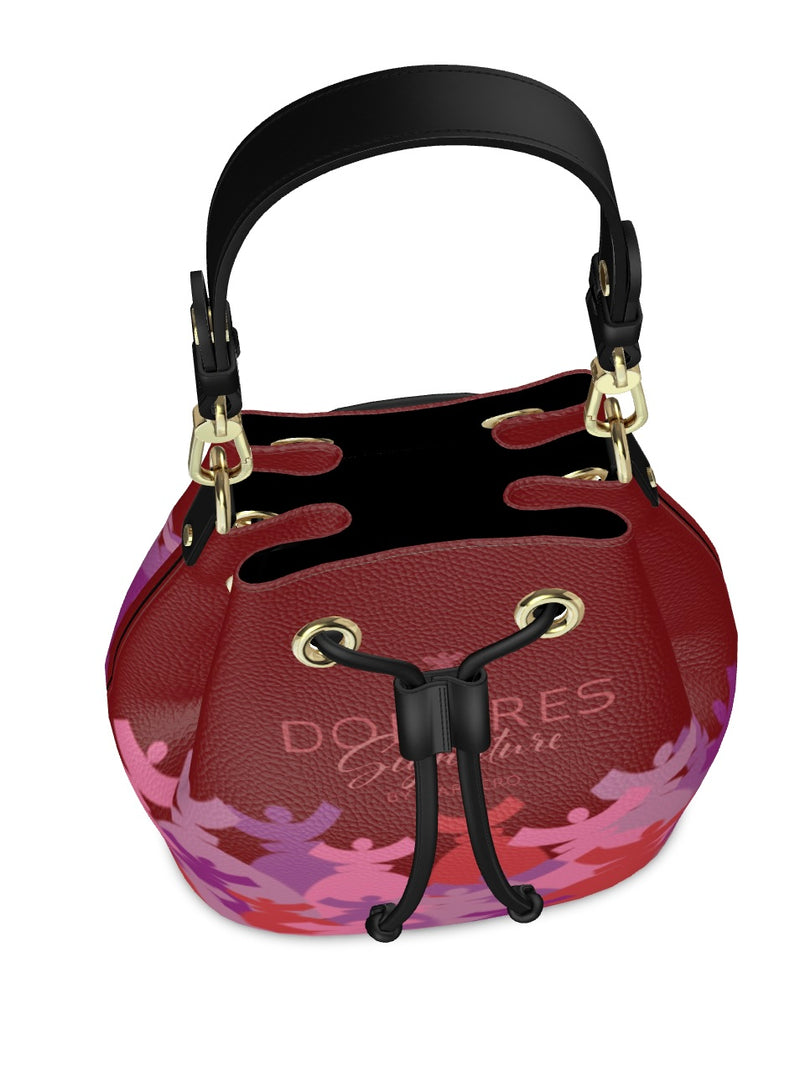 Dolores signature, sac "Bucket Bag" Dolores en Cuir "FERIA"