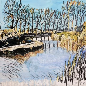 Tableau BéziersLe canal du midi