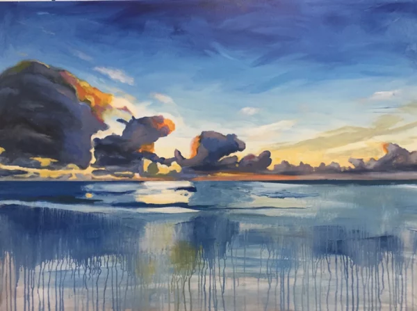 Tableau Coucher de soleil sur les Keys#2Miami