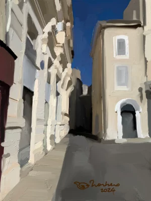 Tableau BéziersRue des Balances