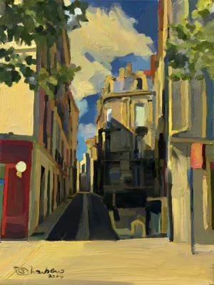 Tableau BéiersRue Paul Pellisson